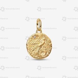 Pandora Swallow Medallion Charm
